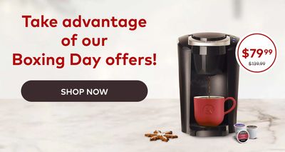 Keurig Canada Boxing Day Sale: Save up to 50% off