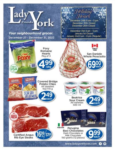 Lady York Foods Flyer December 27 to 31
