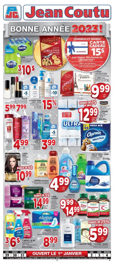 Jean Coutu (QC) Flyer December 29 to January 4