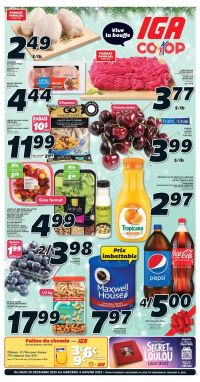 IGA (NB) Flyer December 29 to January 4