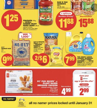 No Frills Ontario: PC Pub Recipe or Plant-Based Breaded Chicken $2.99 Member Pricing December 29th – January 4th