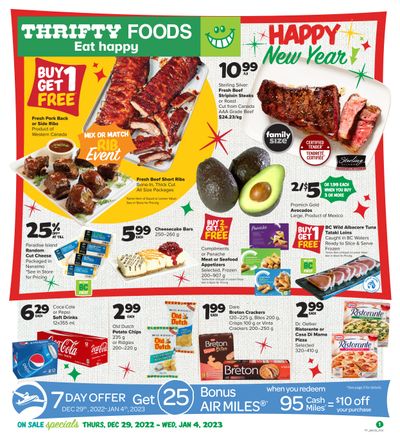 Thrifty Foods Flyer December 29 to January 4