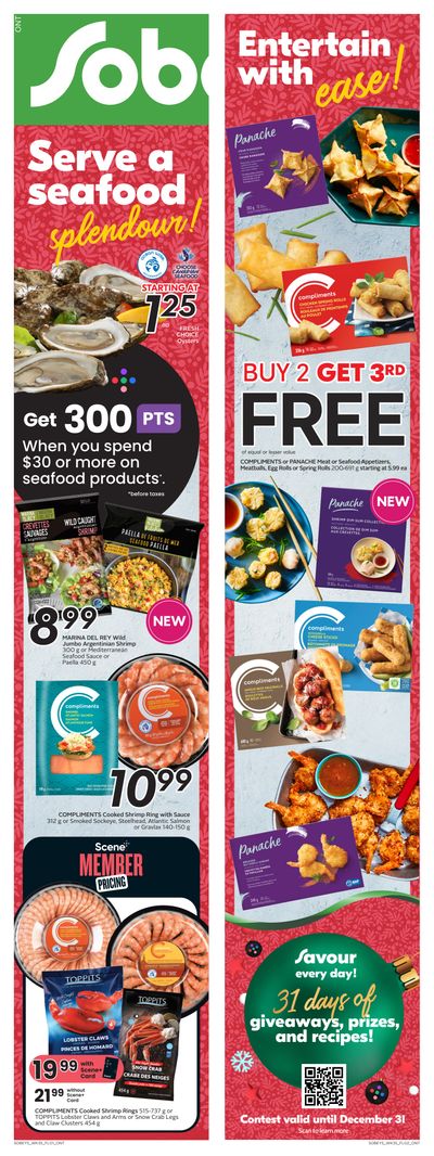 Sobeys (ON) Flyer December 29 to January 4