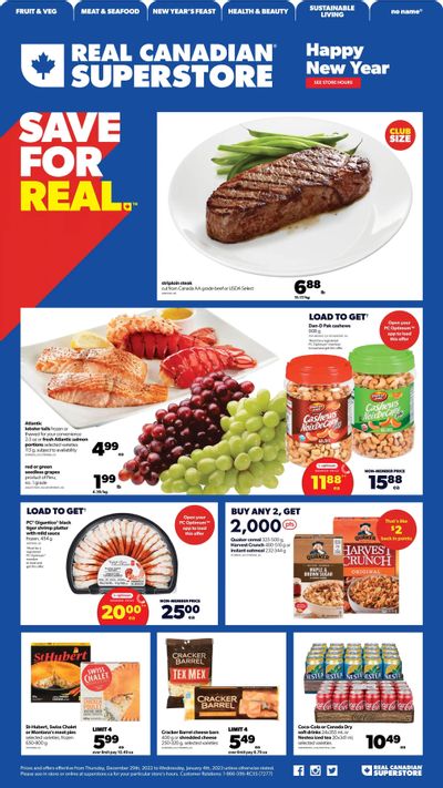 Real Canadian Superstore (ON) Flyer December 29 to January 4