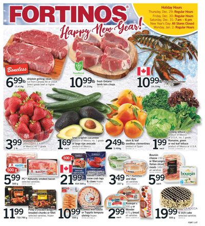 Fortinos Flyer December 29 to January 4