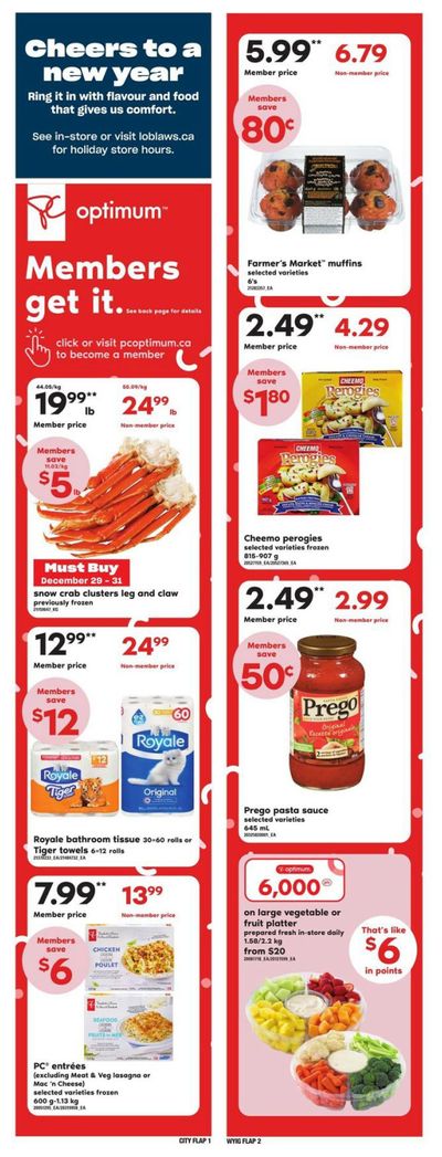 Loblaws City Market (West) Flyer December 29 to January 4