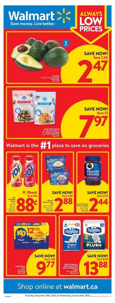 Walmart (Atlantic) Flyer December 29 to January 4