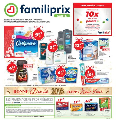 Familiprix Sante Flyer December 29 to January 4