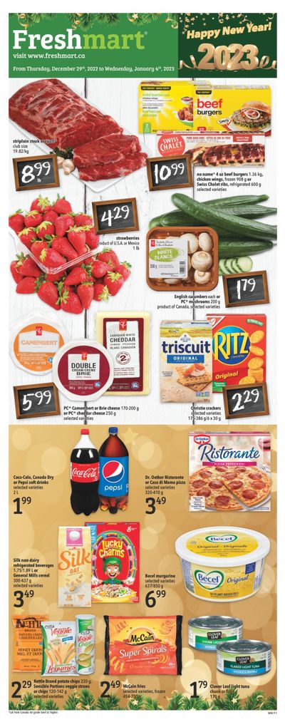 Freshmart (West) Flyer December 29 to January 4