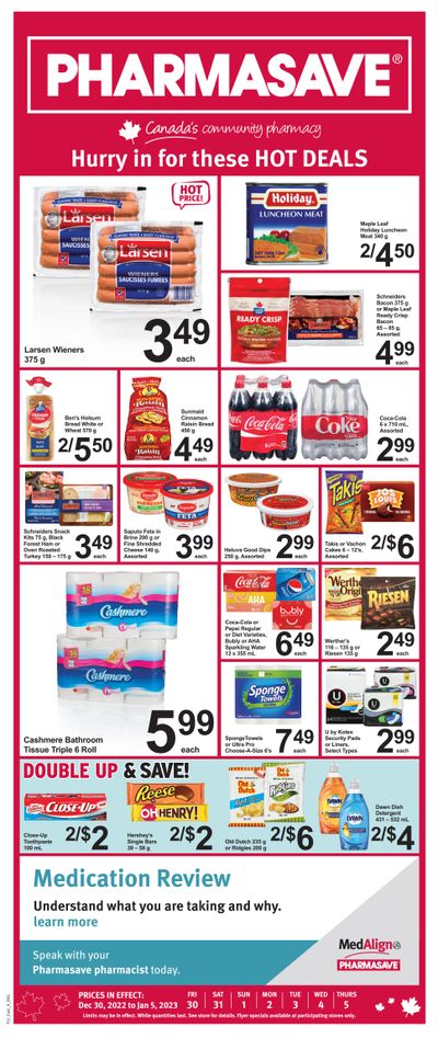 Pharmasave (Atlantic) Flyer December 30 to January 5