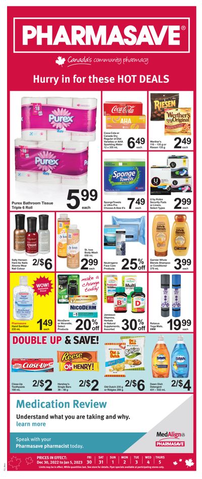 Pharmasave (West) Flyer December 30 to January 5