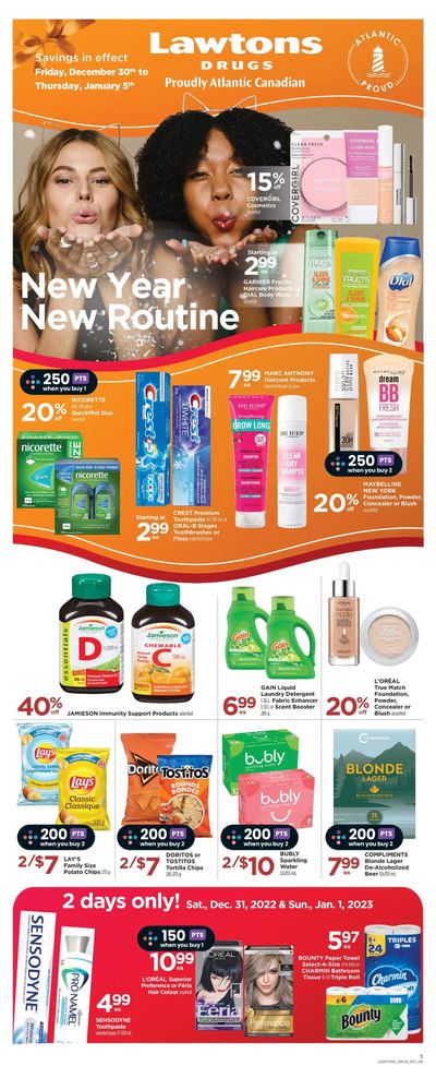 Lawtons Drugs Flyer December 30 to January 5