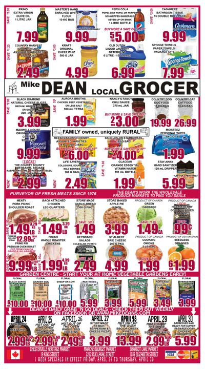 Mike Dean's Super Food Stores Flyer April 24 to 30