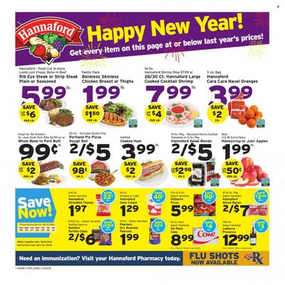 Hannaford (NH) Weekly Ad Flyer Specials December 25 to December 31, 2022