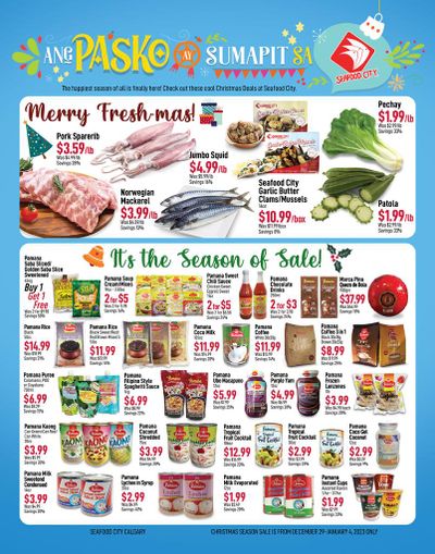 Seafood City Supermarket (West) Flyer December 29 to January 4