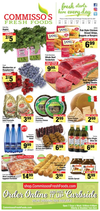 Commisso's Fresh Foods Flyer April 24 to 30