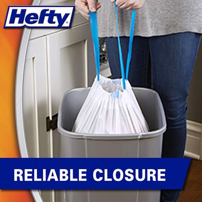 Hefty Ultra Strong Trash Bags (Scent Free, Tall Kitchen Drawstring, 13 Gallon, 80 Count) on Sale for $ 13.26 (Save $ 5.48) at Amazon Canada