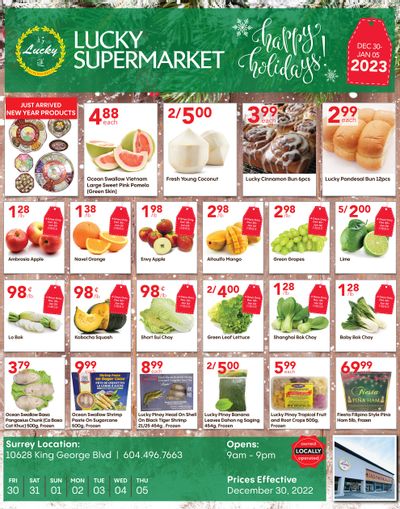 Lucky Supermarket (Surrey) Flyer December 30 to January 5