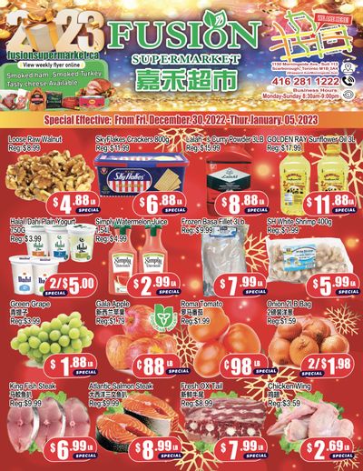 Fusion Supermarket Flyer December 30 to January 5