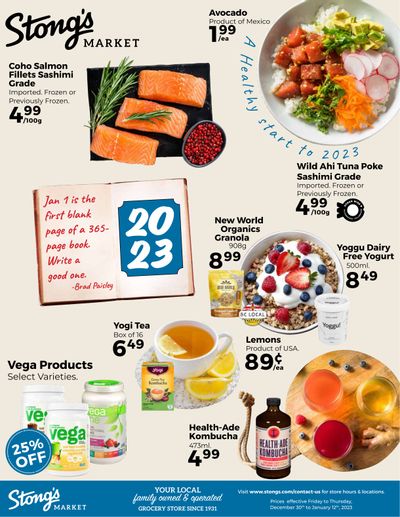 Stong's Market Flyer December 30 to January 5