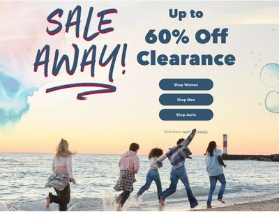American Eagle & Aerie Canada Clearance Sale: Save up to 60% off + More Offers