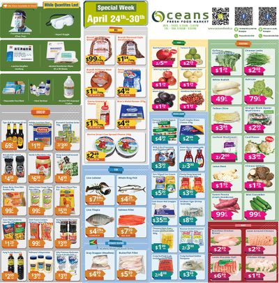 Oceans Fresh Food Market (Brampton) Flyer April 24 to 30
