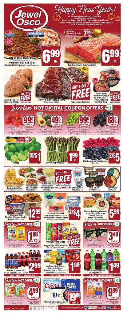 Jewel Osco (IN) Weekly Ad Flyer Specials December 28 to January 3, 2023