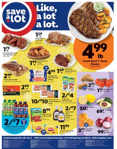 Save a Lot Weekly Ad Flyer Specials December 28 to January 3, 2023