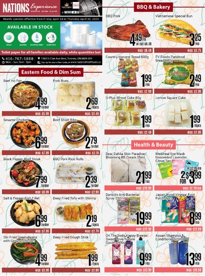 Nations Fresh Foods (Toronto) Flyer April 24 to 30