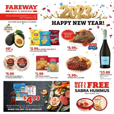 Fareway (IA) Weekly Ad Flyer Specials December 26 to December 31, 2022
