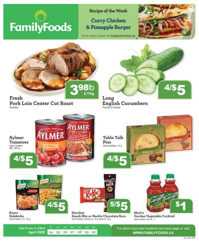 Family Foods Flyer April 24 to 30