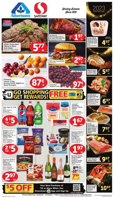 Safeway (AZ, CO, ID, MT, NE, NM) Weekly Ad Flyer Specials December 28 to January 3, 2023