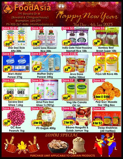 FoodAsia Flyer December 31 to January 4