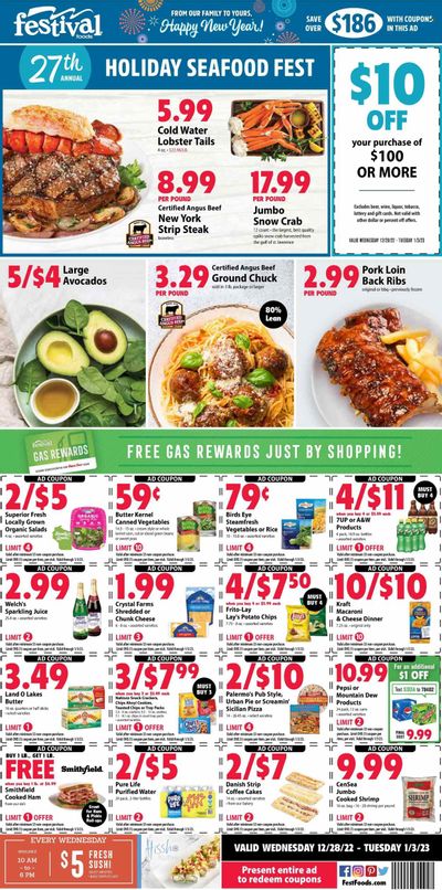 Festival Foods (WI) Weekly Ad Flyer Specials December 28 to January 3, 2023