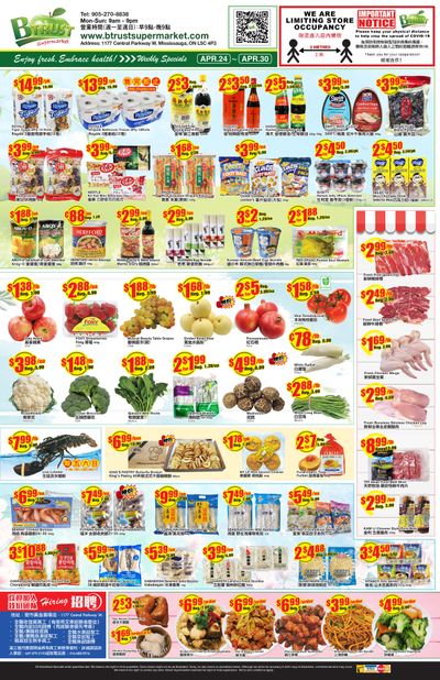 Btrust Supermarket (Mississauga) Flyer April 24 to 30