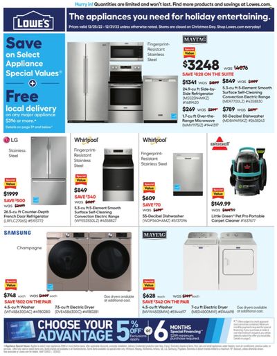Lowe's Weekly Ad Flyer Specials December 25 to December 31, 2022