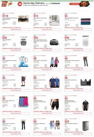 Costco (ON, Atlantic & Western Canada) Weekly Savings January 2 to 29