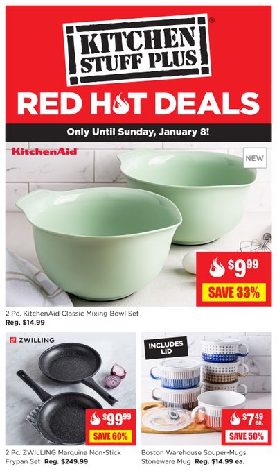 Kitchen Stuff Plus Red Hot Deals Flyer January 2 to 8