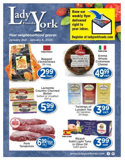 Lady York Foods Flyer January 2 to 8