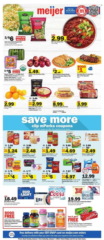 Meijer (MI) Weekly Ad Flyer Specials January 1 to January 7, 2023