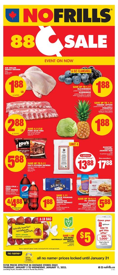 No Frills (ON) Flyer January 5 to 11