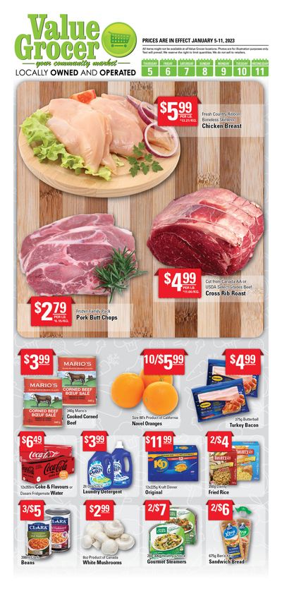 Value Grocer Flyer January 5 to 11