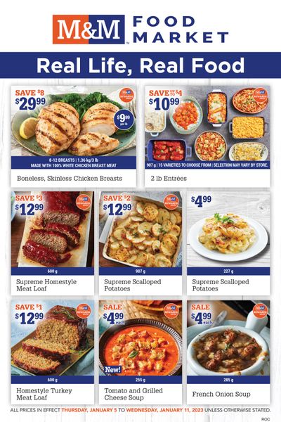 M&M Food Market (Atlantic & West) Flyer January 5 to 11