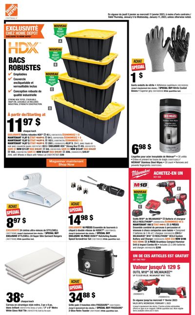 Home Depot (QC) Flyer January 5 to 11
