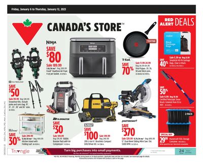 Canadian Tire (ON) Flyer January 6 to 12