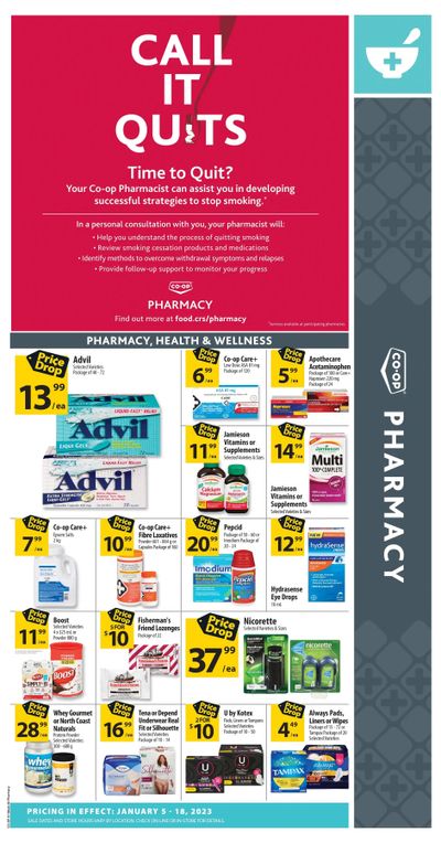 Co-op (West) Pharmacy Flyer January 5 to 18