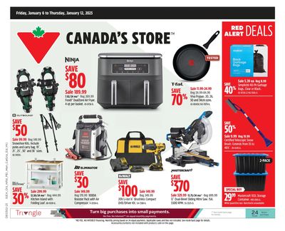 Canadian Tire (West) Flyer January 6 to 12