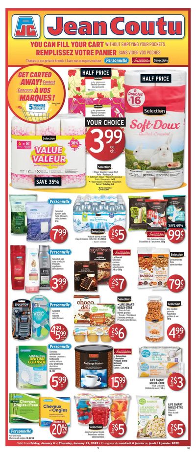 Jean Coutu (NB) Flyer January 6 to 12