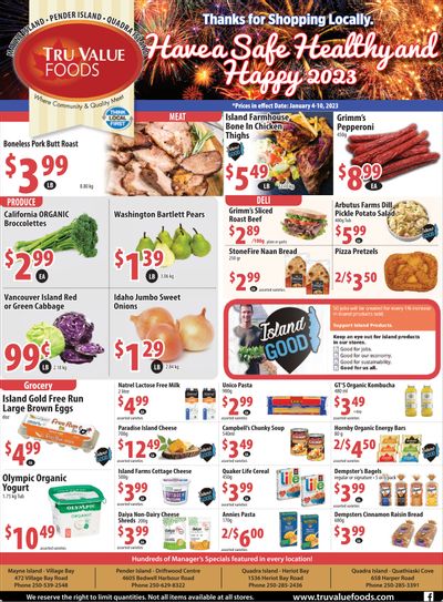 Tru Value Foods Flyer January 4 to 10