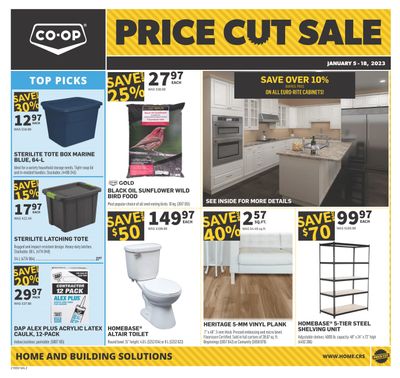 Co-op (West) Home Centre Flyer January 5 to 18